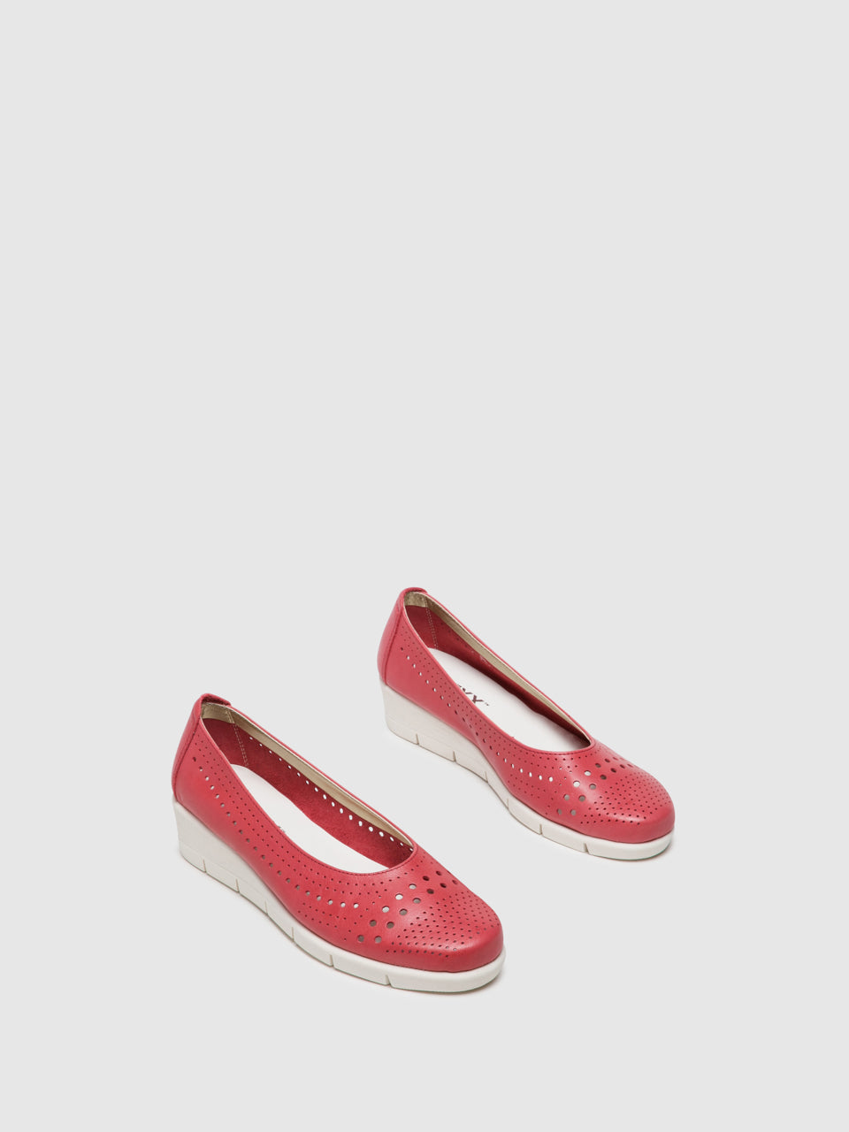 The Flexx Red Wedge Shoes